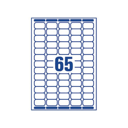 Avery Laser Labels 38.1x21.2mm (Pack of 6500) L7651H