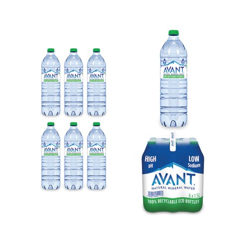 Avant Natural Mineral Water 1.5L (Pack of 6) AVA009