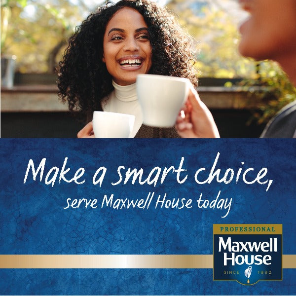 Maxwell House Cappuccino Instant Coffee 1kg Tin