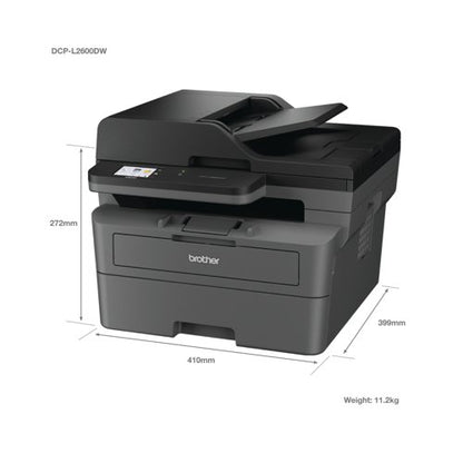 Brother DCP-L2660DW A4 3-in-1 Wireless Mono Laser Printer DCPL2660DWZU1