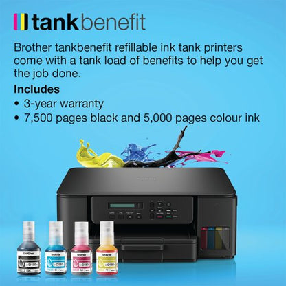 Brother DCP-T580DW 3-in-1 Wireless Colour Ink Tank Printer DCPT580DWZU1