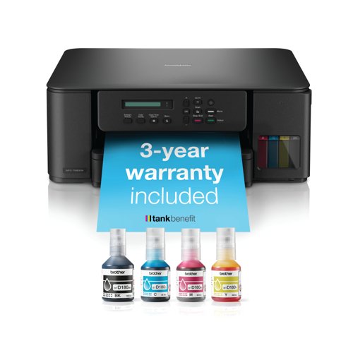 Brother DCP-T580DW 3-in-1 Wireless Colour Ink Tank Printer DCPT580DWZU1
