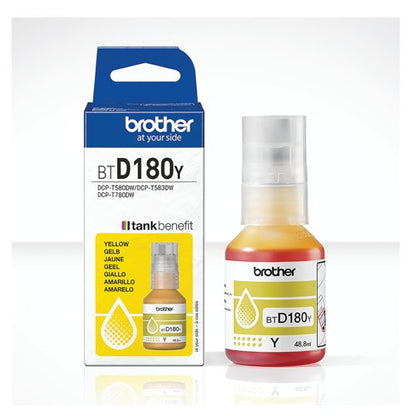 Brother Ink Bottle Super High Yield Yellow BTD180Y
