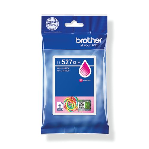 Brother LC527XL Ink Cartridge High Yield Magenta LC527XLM