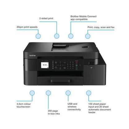 Brother MFC-J4350DW 4-in-1 Wireless Colour Inkjet Printer MFCJ4350DWZU1