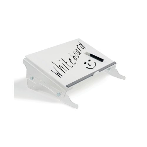 BakkerElkhuizen FlexDesk 630 2-in-1 Stand and Document Holder Transparent BNEFDESK630N