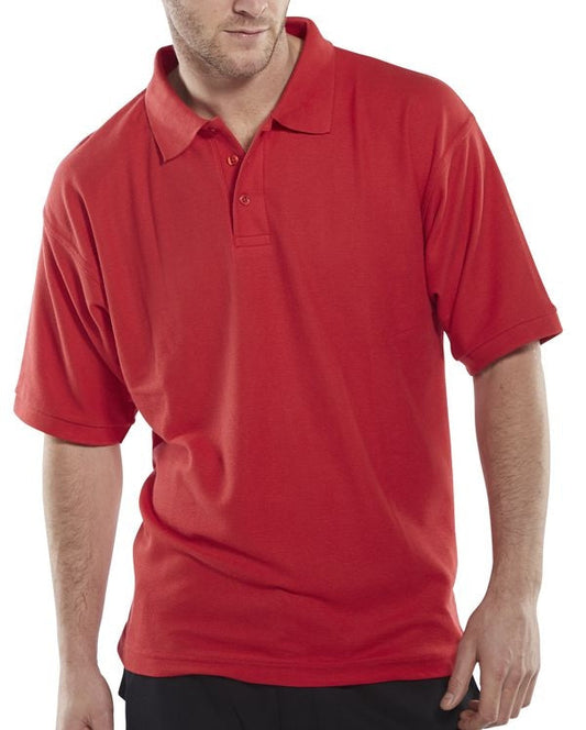 Basic Polo Shirt RED {All Sizes}