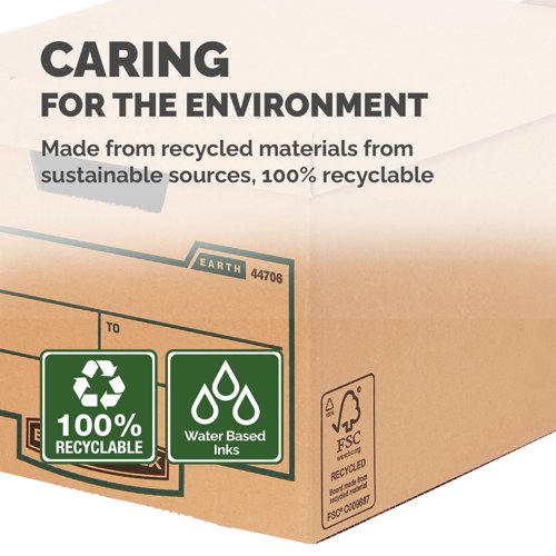 Bankers Box Earth Series Storage Box Standard Brown (Pack of 10) 4470601