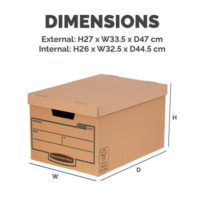 Bankers Box Earth Series Storage Box Large (Pack of 10) 4470701