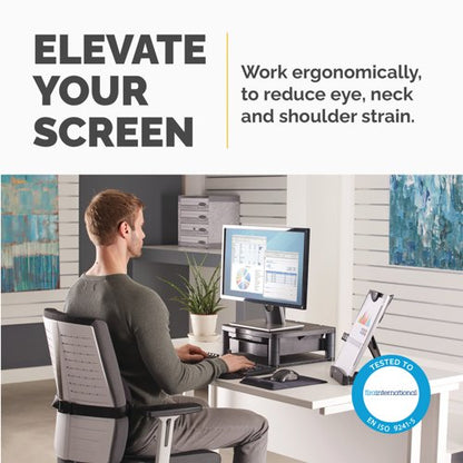 Fellowes Premium Monitor Stand Plus Graphite 9169501