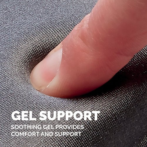 Fellowes Premium Gel Adjustable Keyboard Wrist Support Black 9374201