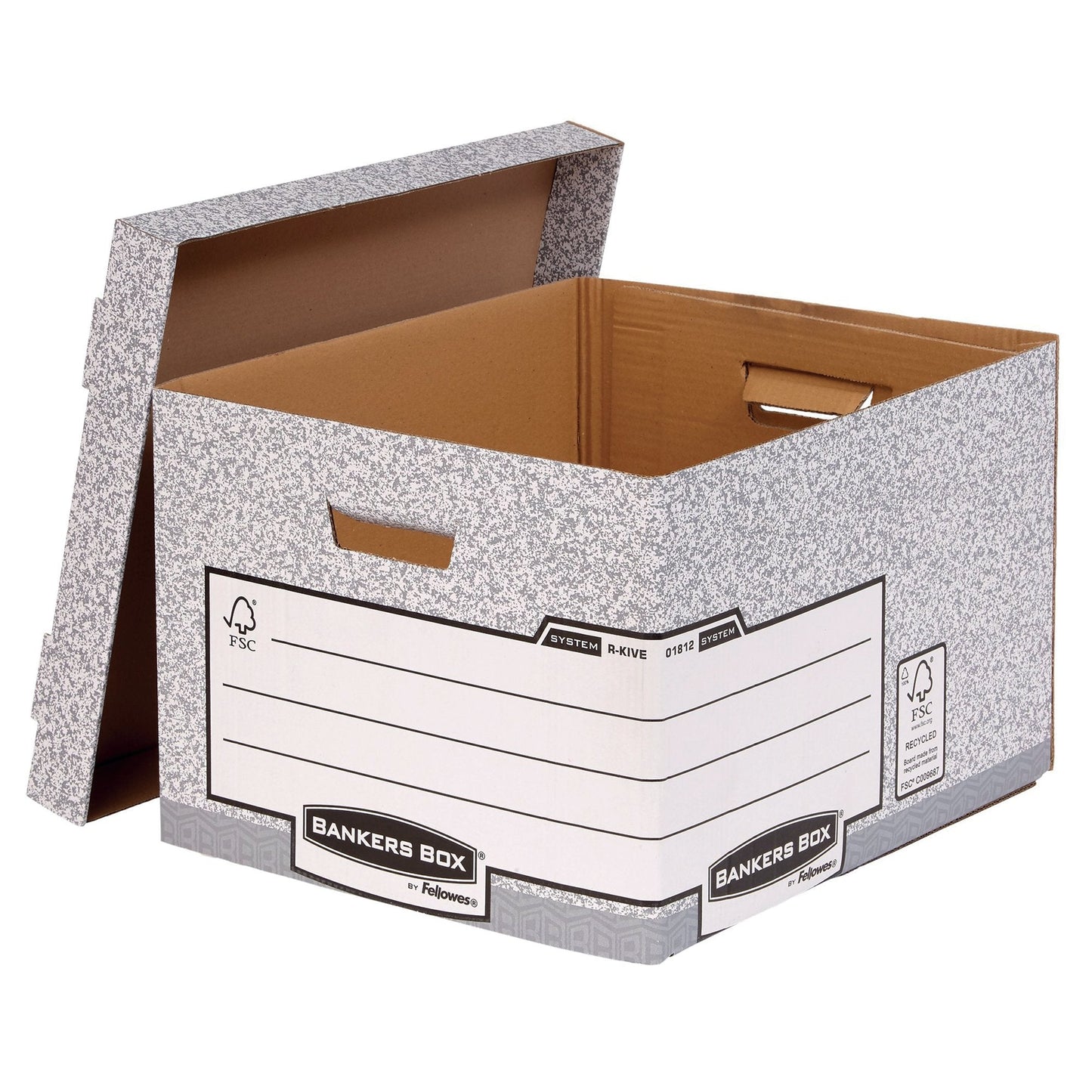 Bankers Box Heavy Duty Storage Box 333x390x285mm (Pack of 10) 0081801