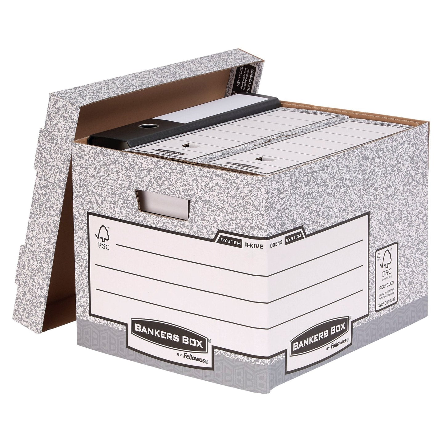 Bankers Box Heavy Duty Storage Box 333x390x285mm (Pack of 10) 0081801