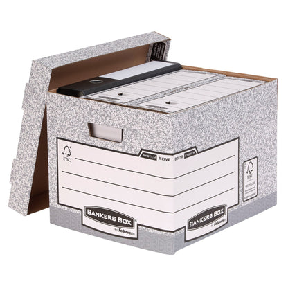 Bankers Box Heavy Duty Storage Box 333x390x285mm (Pack of 10) 0081801
