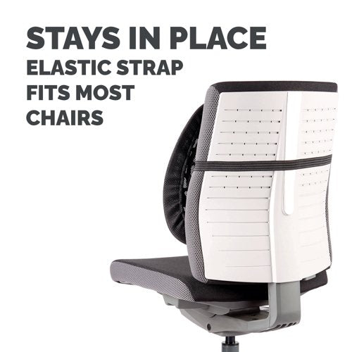 Fellowes Back Angel Back Support Black 8026401