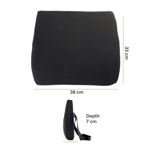 Fellowes Comfort Back Cushion Black 100119852