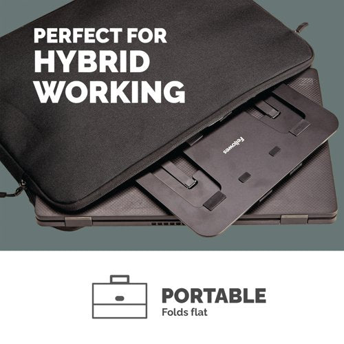 Fellowes Alumia Portable Laptop Stand Black 100138868