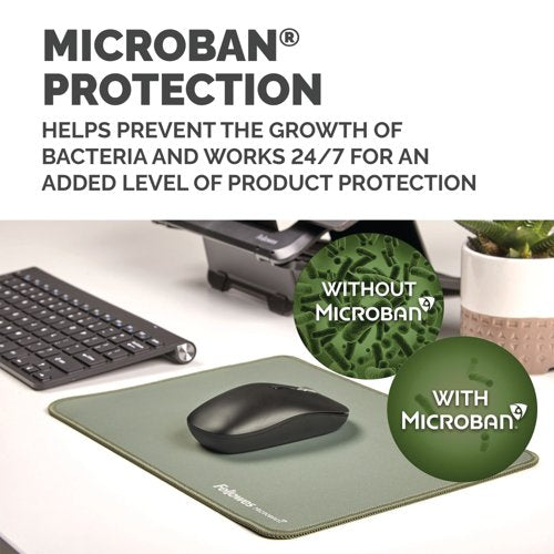 Fellowes Breyta XL Fabric Mouse Pad Sage 100139318