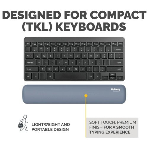 Fellowes Breyta Compact Keyboard Wrist Rest Marine 100142572