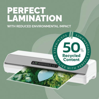 Fellowes Recycled Laminating Pouches 80 Micron A5 Gloss (Pack of 100) 100143440