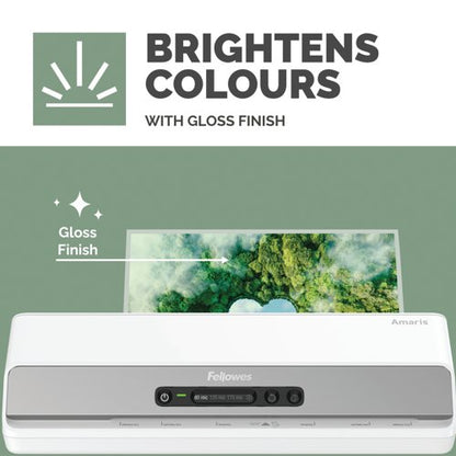 Fellowes Recycled Laminating Pouches 80 Micron A5 Gloss (Pack of 100) 100143440