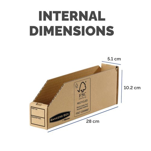 Bankers Box Earth Series Parts Bin 51mm (Pack of 50) 7351