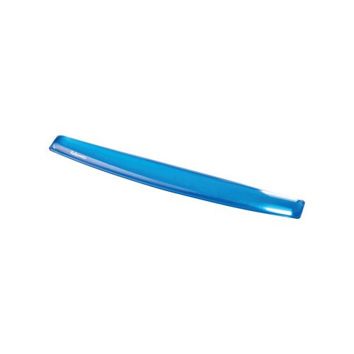 Fellowes Crystals Gel Keyboard Wrist Support Blue 9113701