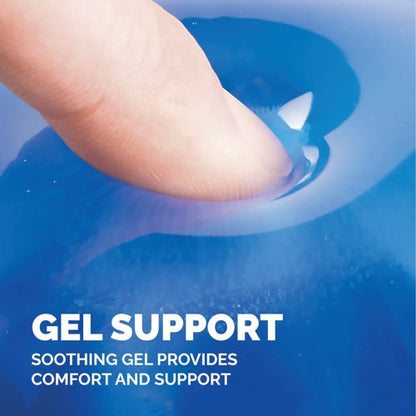 Fellowes Crystals Gel Keyboard Wrist Support Blue 9113701