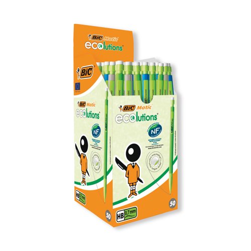 Bic Matic Ecolutions Mechanical Pencil (Pack of 50) 8877191