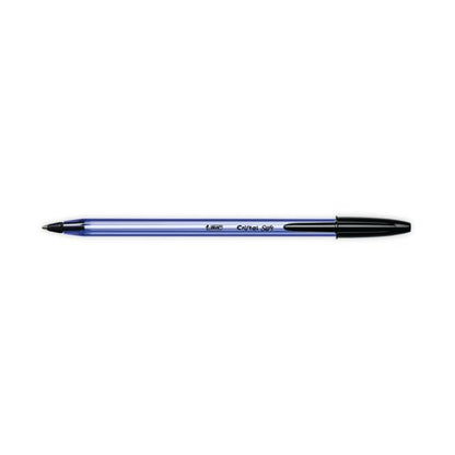 Bic Cristal Soft Ballpoint Pen Medium Black (Pack of 50) 918518