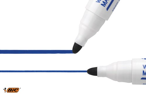 Bic Velleda 1701 Drywipe Marker Bullet Tip Black (Pack of 48) 927258