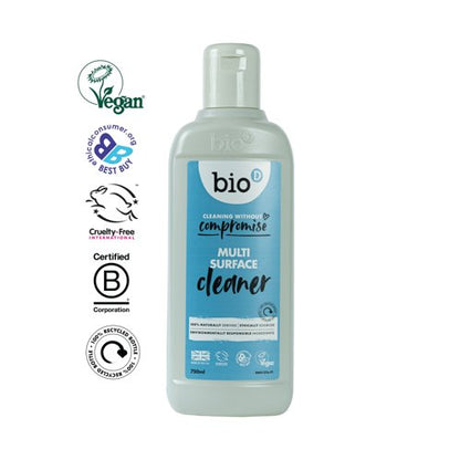 Biod Fragrance Free Multi Surface Cleaner 750ml Pack of 12 BMS127a