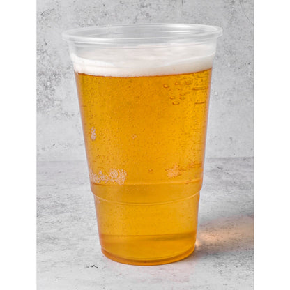 Belgravia Disposables Plastic Pint Glasses for Outdoor use {50s}