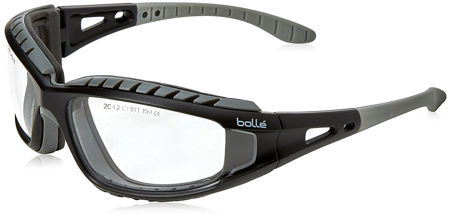 Bolle Tracker Safety Goggles & Safety Strap - Vented Clear {TRACPSI}