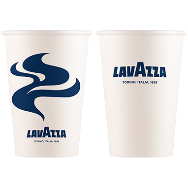 8oz Lavazza Single Walled Paper Cups