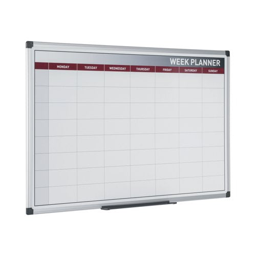 Bi-Office Magnetic Week Planner 900x600mm GA0333170