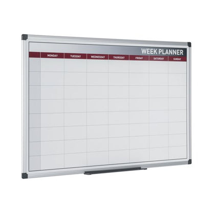 Bi-Office Magnetic Week Planner 900x600mm GA0333170