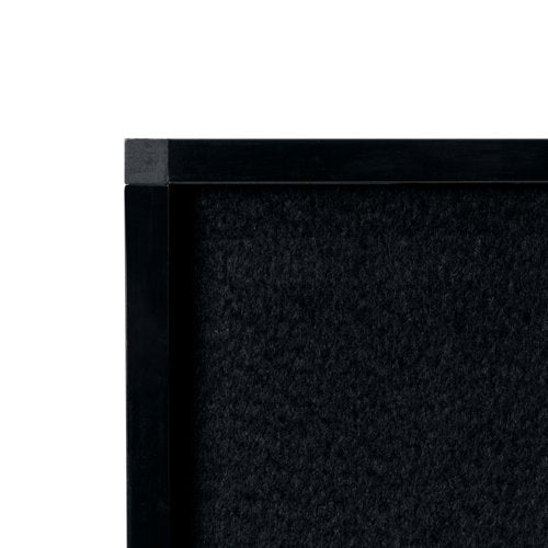 Bi-Office New Generation A9 Felt Board Black Surface Black Frame 90x60cm FA03098315