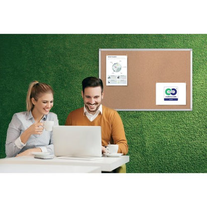 Bi-Office Earth-It Aluminium Frame Cork Board 1200x900mm CA051790