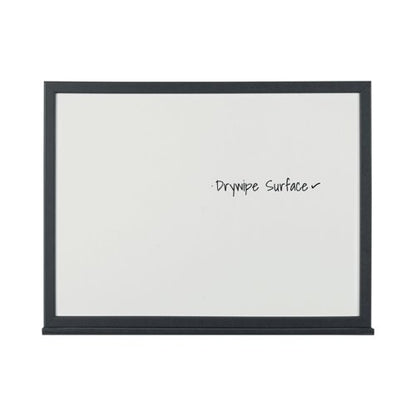 Bi-Office Black Frame Drywipe Board 600x450mm MB0400169
