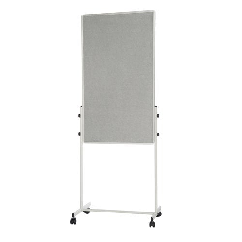 Bi-Office White Portable Duo Board And Flipchart Easel EA4724075