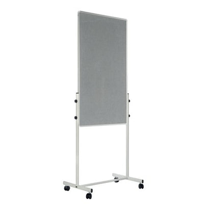 Bi-Office White Portable Duo Board And Flipchart Easel EA4724075