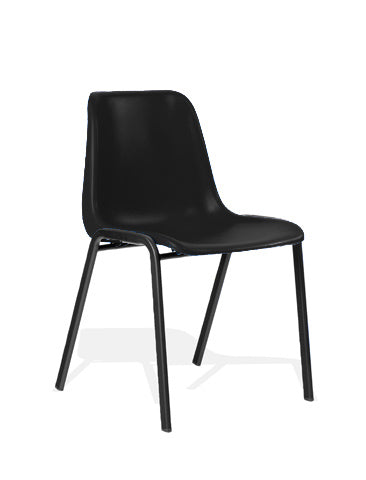 Polly Stacking Visitor Chair Black Polypropylene BR000202
