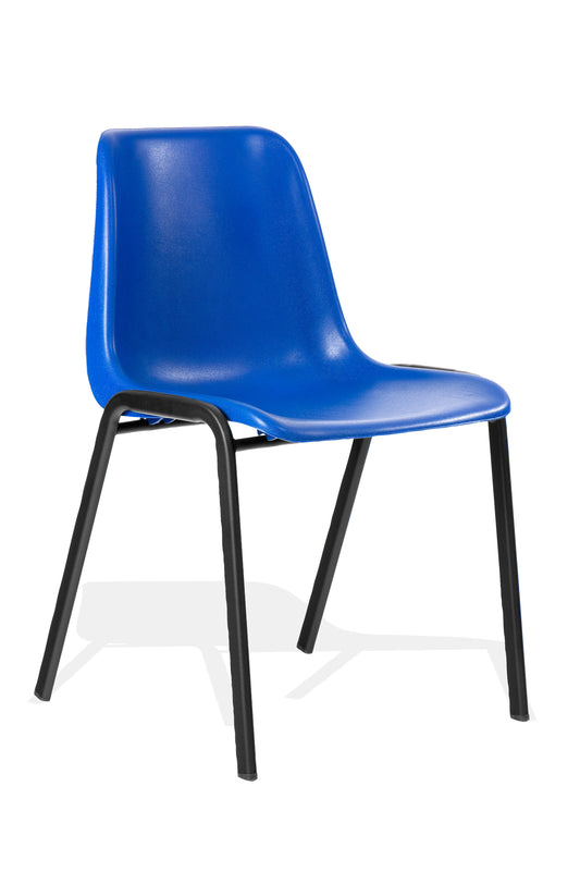 Polly Stacking Visitor Chair Blue Polypropylene BR000203