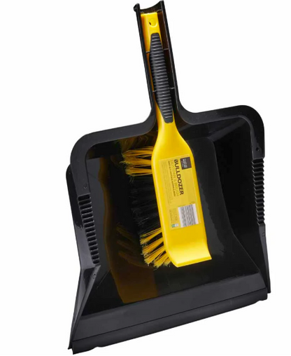 Bulldozer Dustpan and Brush Set HQ.8015/BY