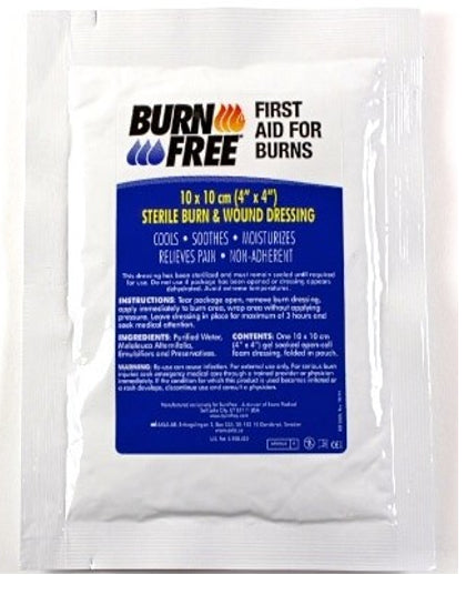 Click Medical BURNFREE 10cm x 10cm Dressing