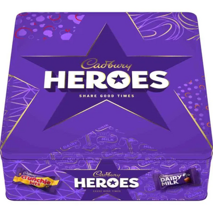 Cadbury Heroes Square Limited Edition Gift Tin 700g