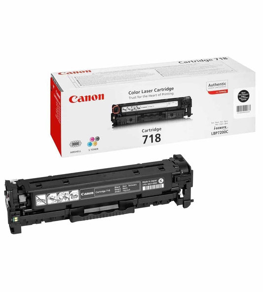 Canon 718BK Black Toner Cartridge 2662B002