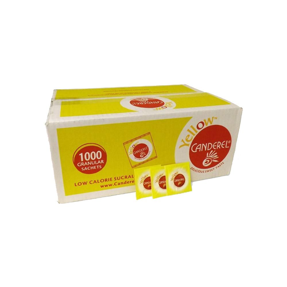 Canderel Yellow Zero Calorie Sweetener Granular Sachets 1000s