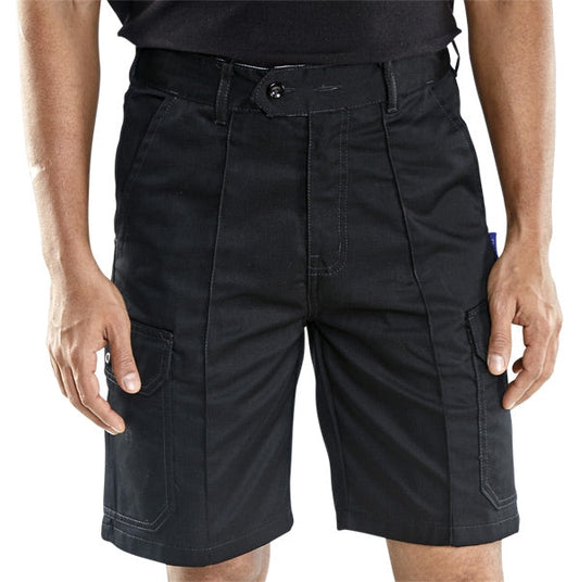 Super Beeswift Workwear Black Shorts {All Sizes}
